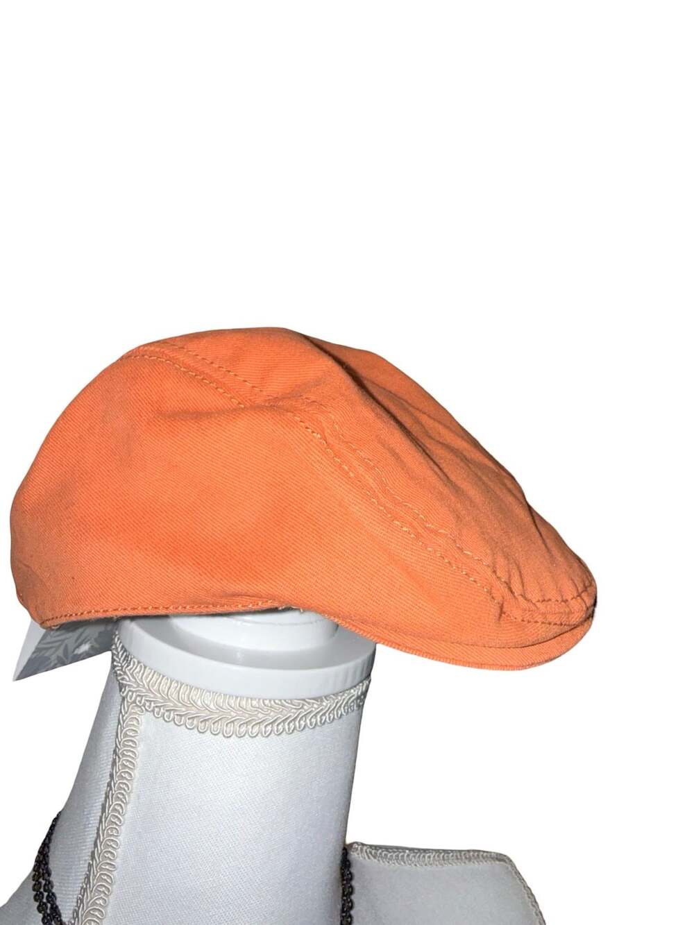 Tommy Bahama Kids Orange Duckbill Gatsby Cap Newsboy Ivy Hat 3-6M